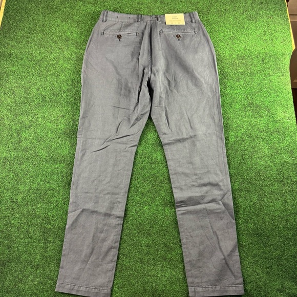 Flint and Tinder Pants Blueish Gray Athletic Tapered Fit Chino Trouser Men 32x32 - Picture 2 of 8